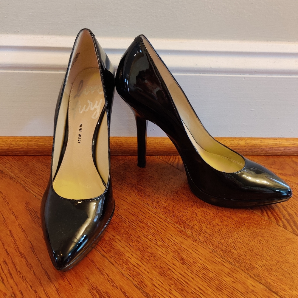 Black Patent Pumps